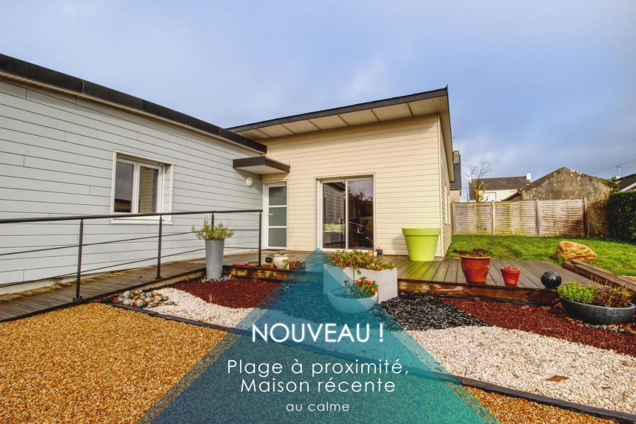 Maison Koant Ker - Proche Plage Tregana, Cadre Agreable Et Reposant, Sympathique Maison Au Calme Avec Petite Vue Mer Apartment Locmaria-Plouzane Ngoại thất bức ảnh